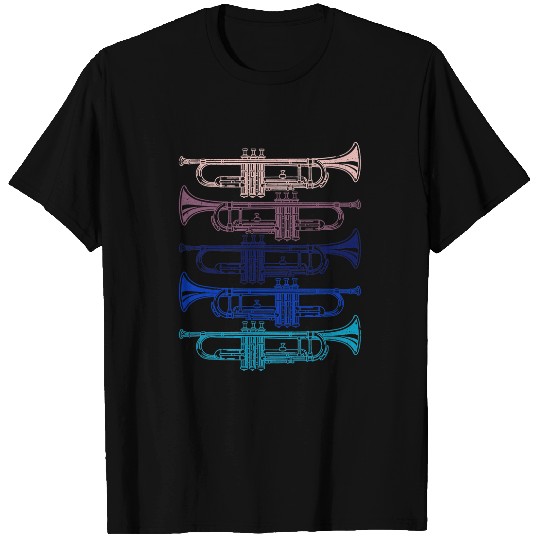 Trumpet Lover Cool Trumpet For Men Women Marching Band Musician Jazz Music 3 T-Shirts