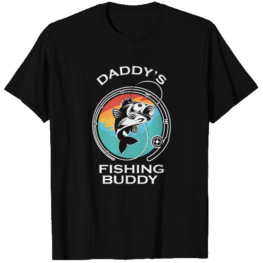 Fishing Mens Fathers Day Daddys Fishing Friend Son Fisher T-Shirts