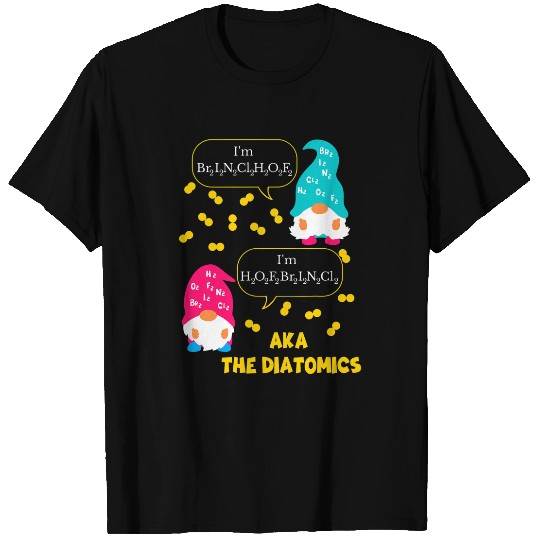 Diatomic Molecules for Chemistry Teacher T-Shirts