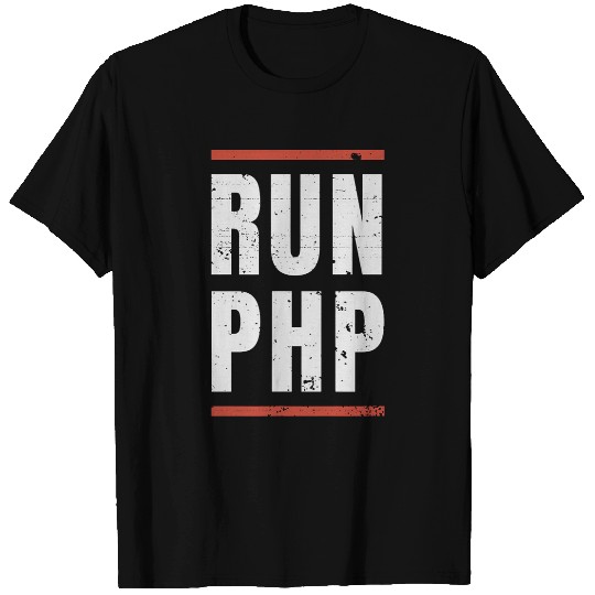 PHP RUN PHP Parody Outfit For Your Programmer T-Shirts