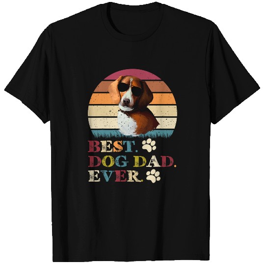 Dogs 365 American Foxhound Dad Fathers Day Retro Dog Gift T-Shirts