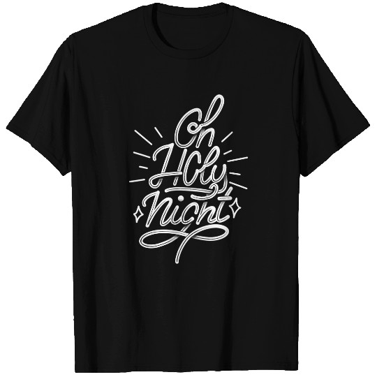 Oh Holy Night Holiday Christmas Caroling choir singing T-Shirts