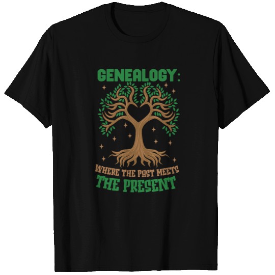 Funny Family Tree Family Historian Genealogy Genealogist 3 T-Shirts