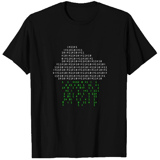 Funny Programmer Cloud Big Data Developer Nerd Binary T-Shirts