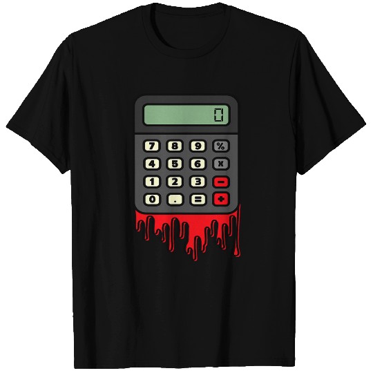 Accountant Funny Costume Halloween Outfit Math Calculator T-Shirts