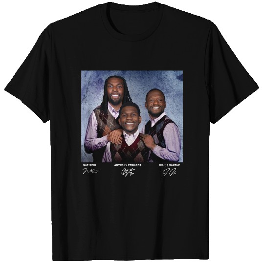 Naz Reid Anthony Edwards Julius Randle Basketball Vintage T Shirts, Basketball Funny 90s T Shirts