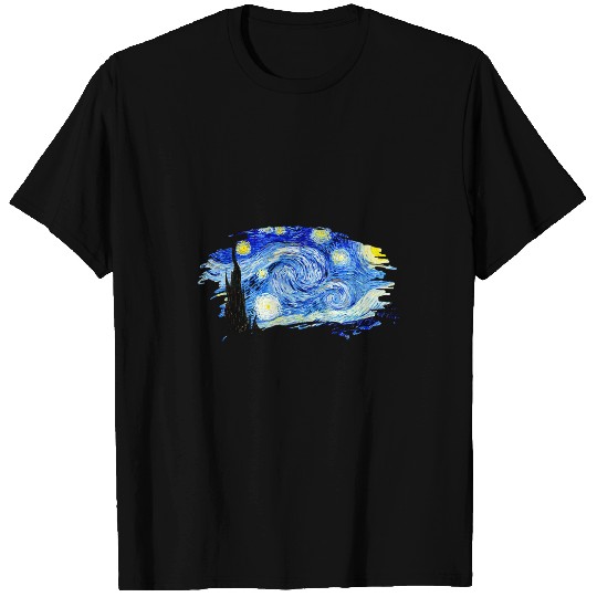 Stylish vintages Art Starry Night Vincent Van Gogh Classic 3 T-Shirts