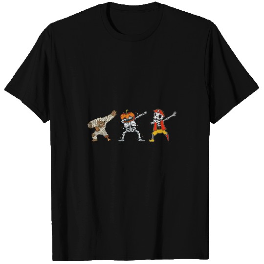 Dabbings Mummy Dabbings Skeletons with Pumpkin Dabbings Pirate T-Shirts