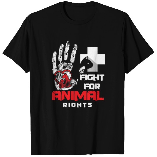 Fight For Animal Rights Activist Rescuer Foster Parent Vet T-Shirts
