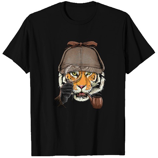 Tiger Gift Detective Wildlife Tiger Safari Animal Lover 102 T-Shirts