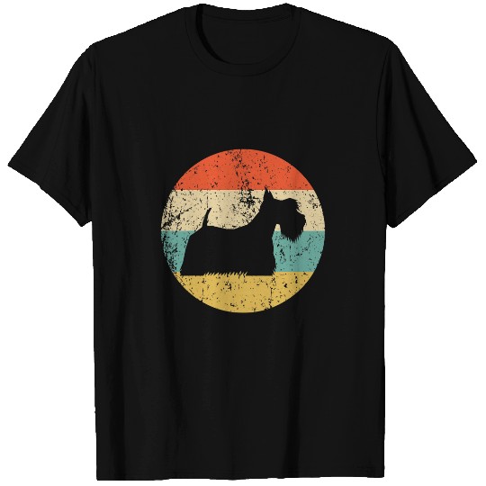 Dog Scottish Terrier vintages Retro Scottie Dog T-Shirts