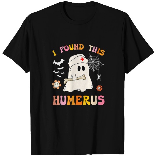 I found this humerus Groovy nurses Halloween Costume T-Shirts