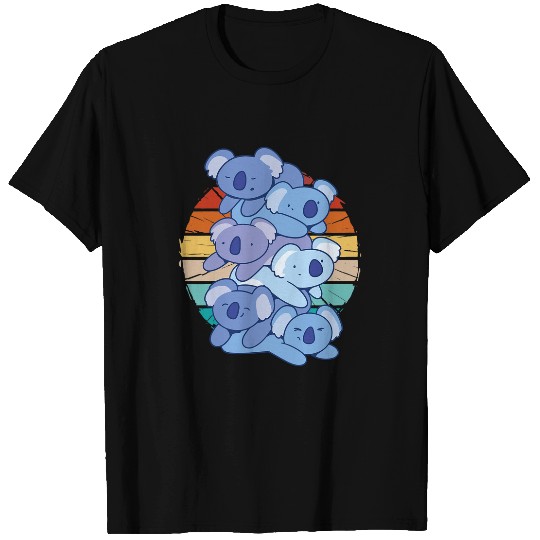 Funny Bear vintages funny lazy Koala piling on each other Koala tower Cute Bears T-Shirts