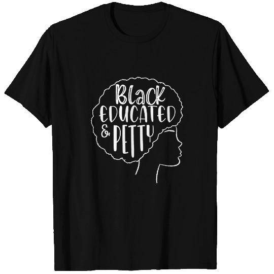 Black Educated Bougie And Pretty African American Pride Gift 2 T-Shirts