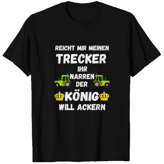 Tractor driving King Farmer Farm Tractors Farmers T-Shirts