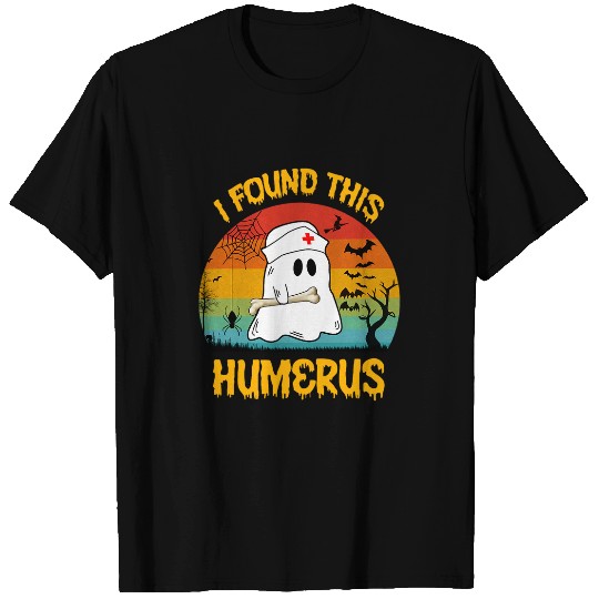 I found this humerus nurses Retro Halloween Costume 2 T-Shirts