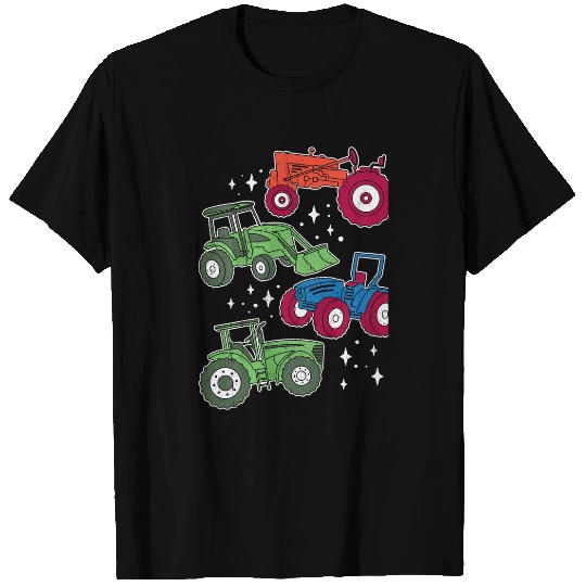 Tractor driving Kids Tractor Kids Gift Trekker Farmer Vehicles 2 T-Shirts