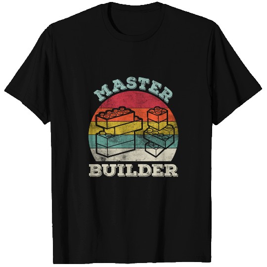 Cool Master Builder Blocks Brick Builder Kids 6 T-Shirts