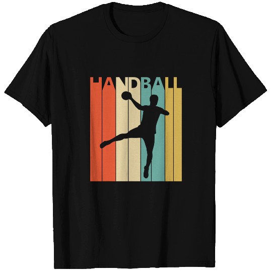 Retro 1980s Handball Player T-Shirts