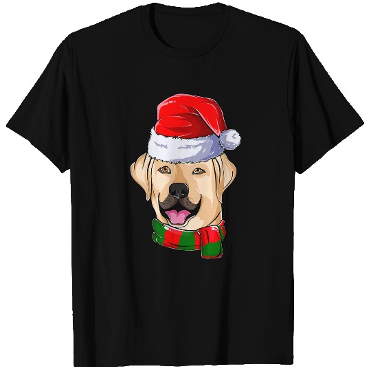 Labrador Lab Dog Funny Santa Claus Labrador Apparel Christmas Lab Dog Kids T-Shirts