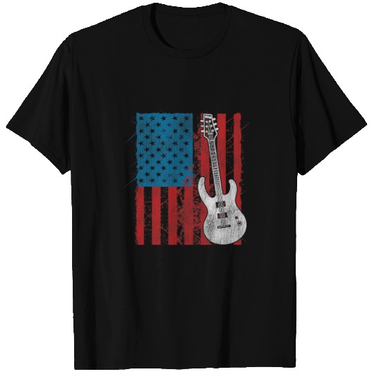 Guitarist American Pride Guitar Player Gift Guitar T-Shirts