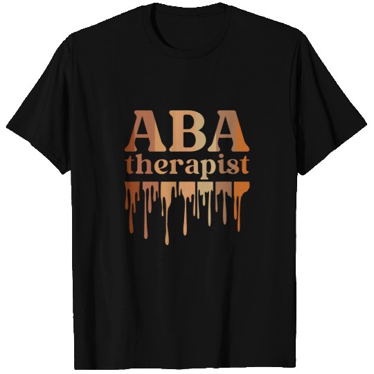 Black Applied Behavior Analysis Therapist African American T-Shirts