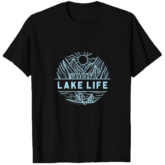 Swimming Pool Lake Day Lake Life Boating and Swimming Mens Womens T-Shirts