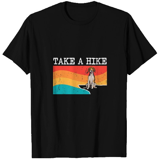 Hiking Hiker Funny Take A Hike American Foxhound Graphic Hiking 2 Hike T-Shirts