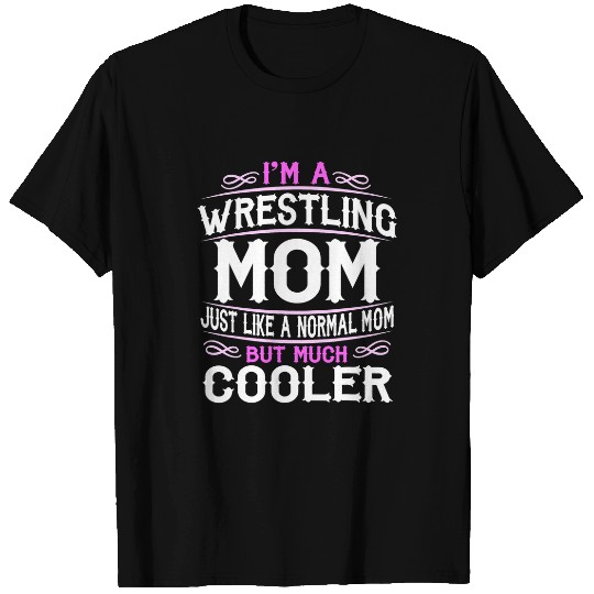Womens Wrestling Mom Cute Wrestler Mom Gift T-Shirts