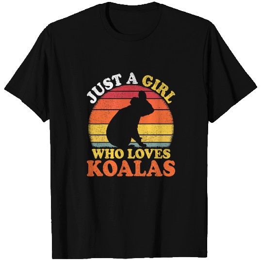 Funny Bear vintages Koala Lover Just A Girl Who Loves Koalas Cute Bears T-Shirts