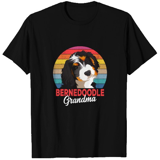 Bernedoodle Grandma Dog Mom Owner Womens 3 T-Shirts
