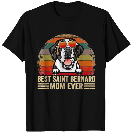 Dog Saint Bernard Lover vintages bests Saint Bernard Mom Ever T-Shirts