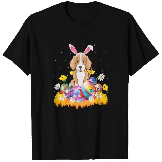 Funny Easter Egg Lover Foxhound Dog Easter Sunday T-Shirts