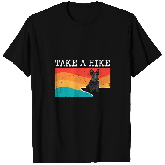 Hiking Hiker Funny Take A Hike Scottish Terrier Graphic Hike T-Shirts