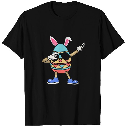 Rabbits Dabbings easter egg with easter ears easter bunny T-Shirts