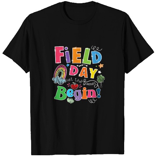 Field Day 2024 Let The Games Begin Kids Boys Girls Teachers T-Shirts