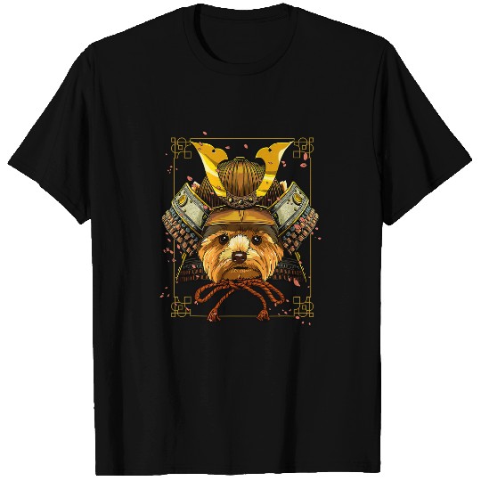 Yorkshire Terrier Samurai Yorkshire Terrier Dog Warrior Samurai Lovers Gift 194 Yorkie T-Shirts
