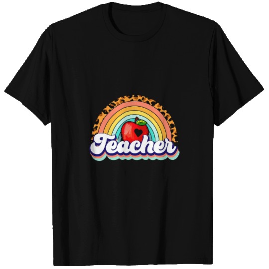 Teacher Boho Rainbow Teacher Student Back To School T-Shirts