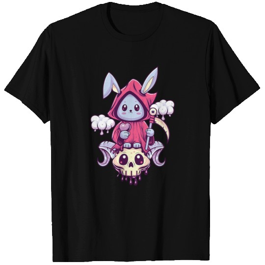 Skeletons Skulls Kawaii Pastel Goth Cute Creepy Rabbit Skull Menhera Occult 23 Skull T-Shirts