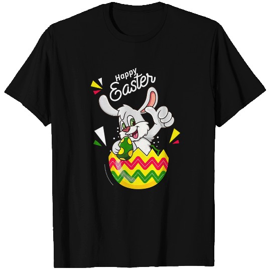 Rabbits Easter Day Eggs Dab Boys Girls Kid gift bunny T-Shirts