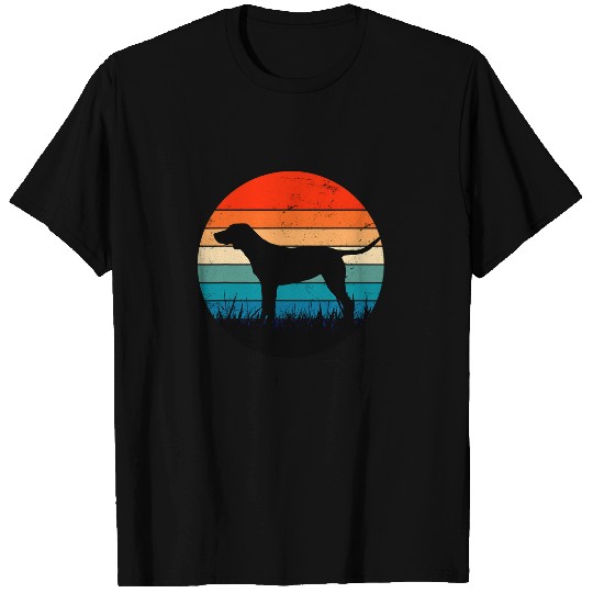 Labrador Lab Dog Circular Retro Labrador Owner Golden Black Lab Dad Mom T-Shirts