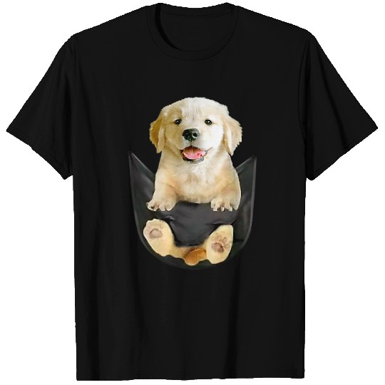 Labrador Lab Dog Funny Yellow Lab In Pocket Labrador Retriever T-Shirts