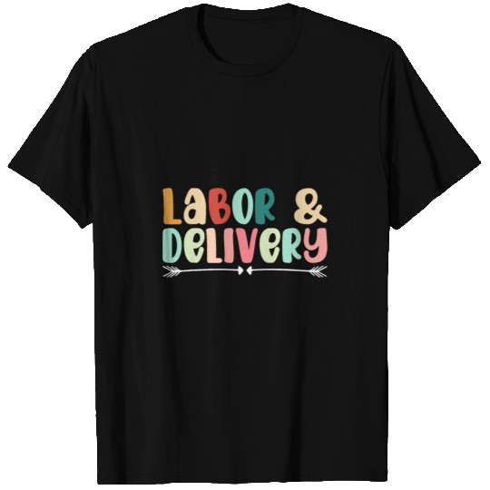 Retro Wildflowers Labor and Delivery nurses Back To School T-Shirts