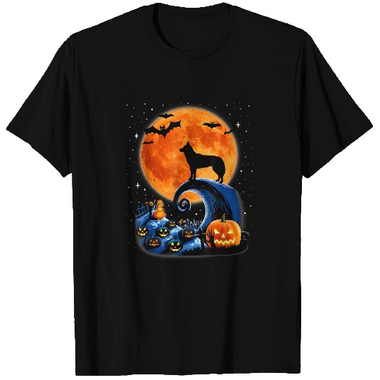 Skeletons Skulls Pet Dog Pumpkin Halloween Costume Pumpkin Moon Horror Dogs 167 Skull T-Shirts