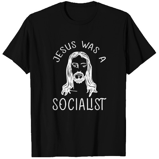 Christian Jesus Was A Socialist Christmas Religious Faith Christian 424 Bibble Jesus Christ T-Shirts