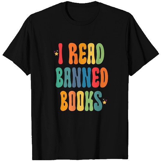 Reading Book Groovy I Read Banned Books Librarian Reader Bookworm Reader T-Shirts