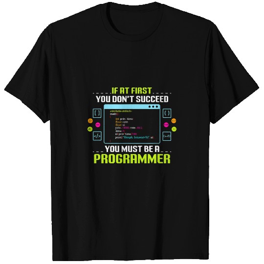Program Developer Software Engineer Programmer Nerd Computer 3 68 T-Shirts