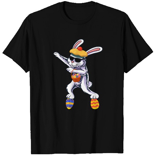 Rabbits Dabbings Rabbit Easter Day Eggs Dab Boys Girls Kid T-Shirts