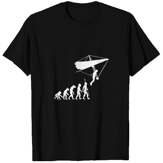 Hang Glider Pilot Sky Gliding Airsport Soaring Evolution 3 T-Shirts