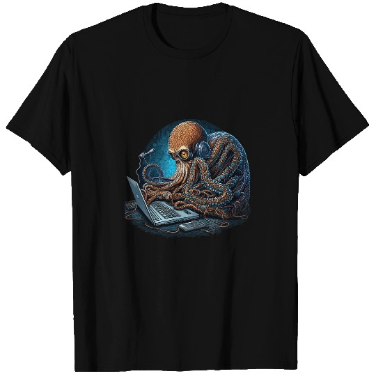 Octopus Programmer Computer Programming T-Shirts